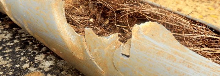 What Damages Sewer Pipes Beneath Your Yard:Pipe with tree roots